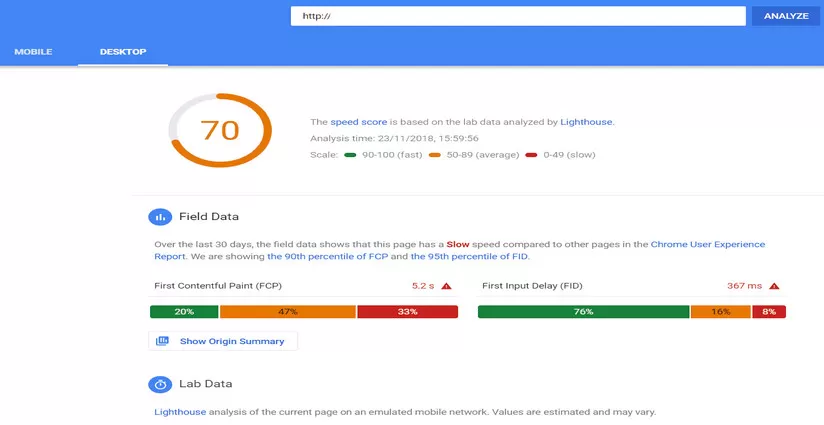 Page Speed Insights